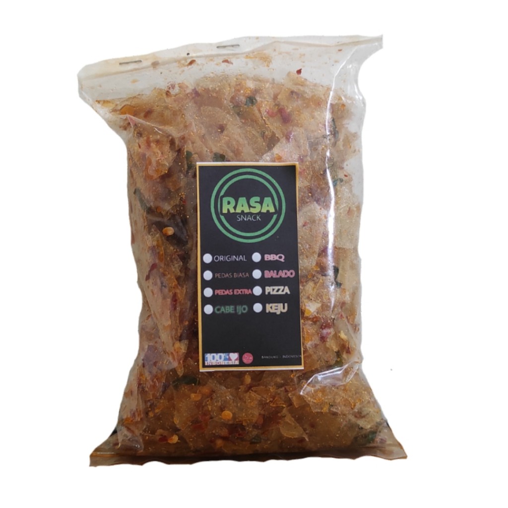 

Keripik Kaca Beling Beledag 100gr+ Extra Daun Jeruk RasaSnack