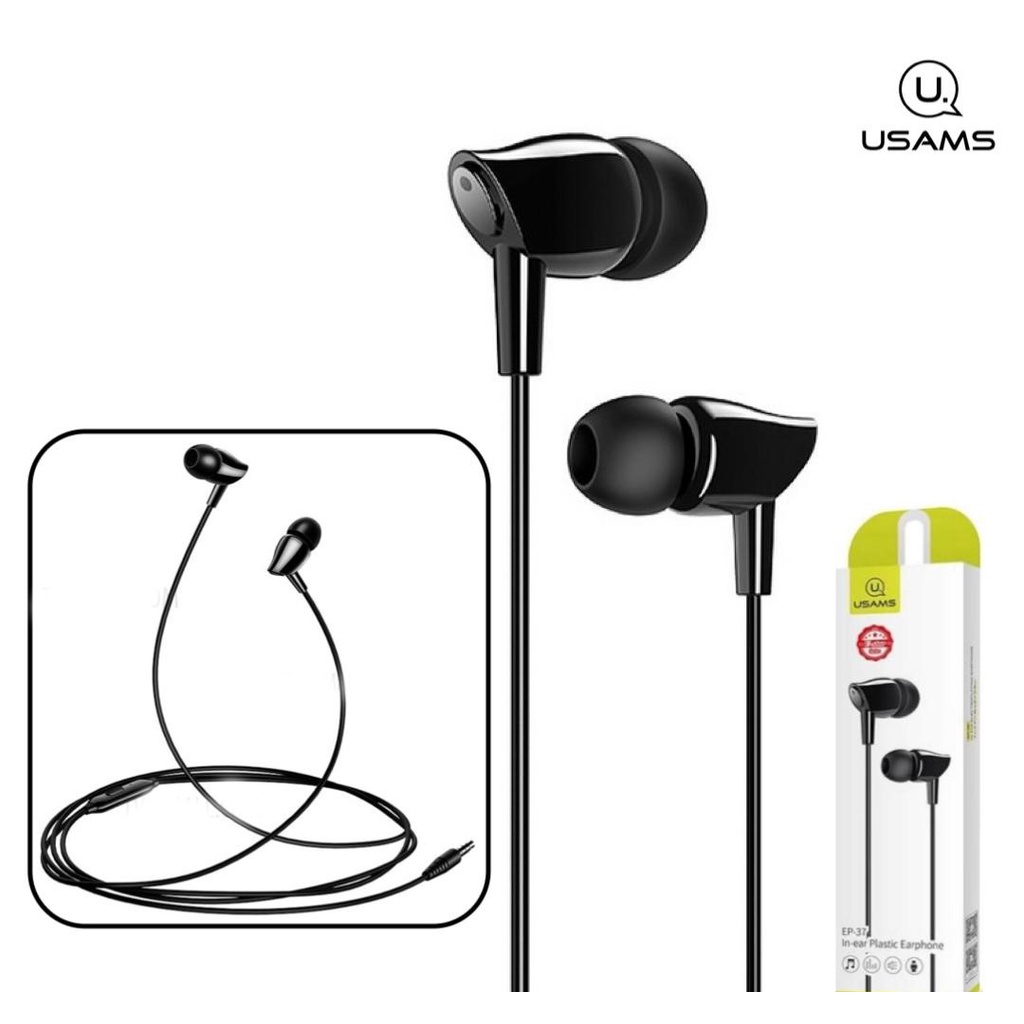 USAMS In Ear Earphone EP-37 Jack Audio 3.5mm