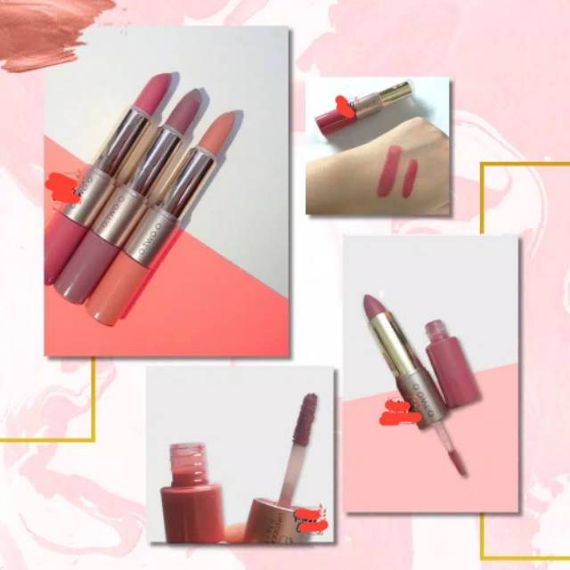 Medan Termurah Lipstick Lipgloss Velvet Mate Otwoo long lasting