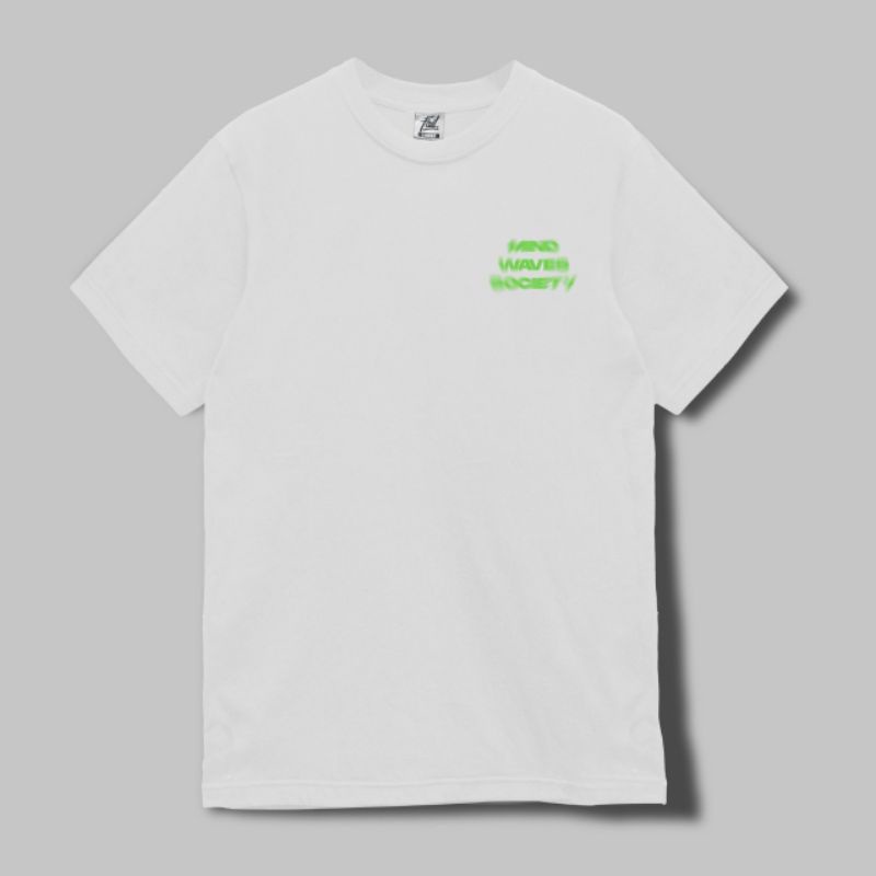 FAILOFFICIAL T-SHIRT - MIND WAVES 01 WHITE