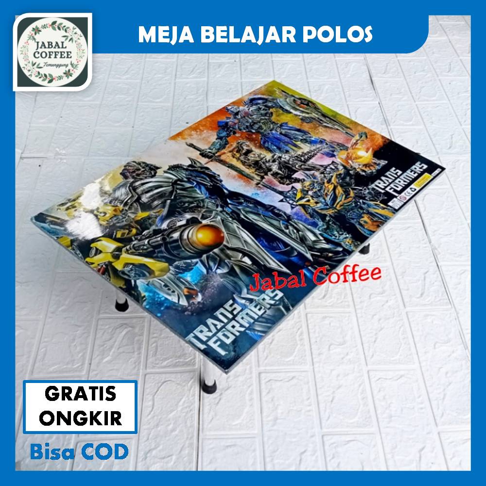 Meja Belajar Lipat Portable Minimalis / Meja Lipat Karakter / Meja Laptop Polos Lucu Menarik