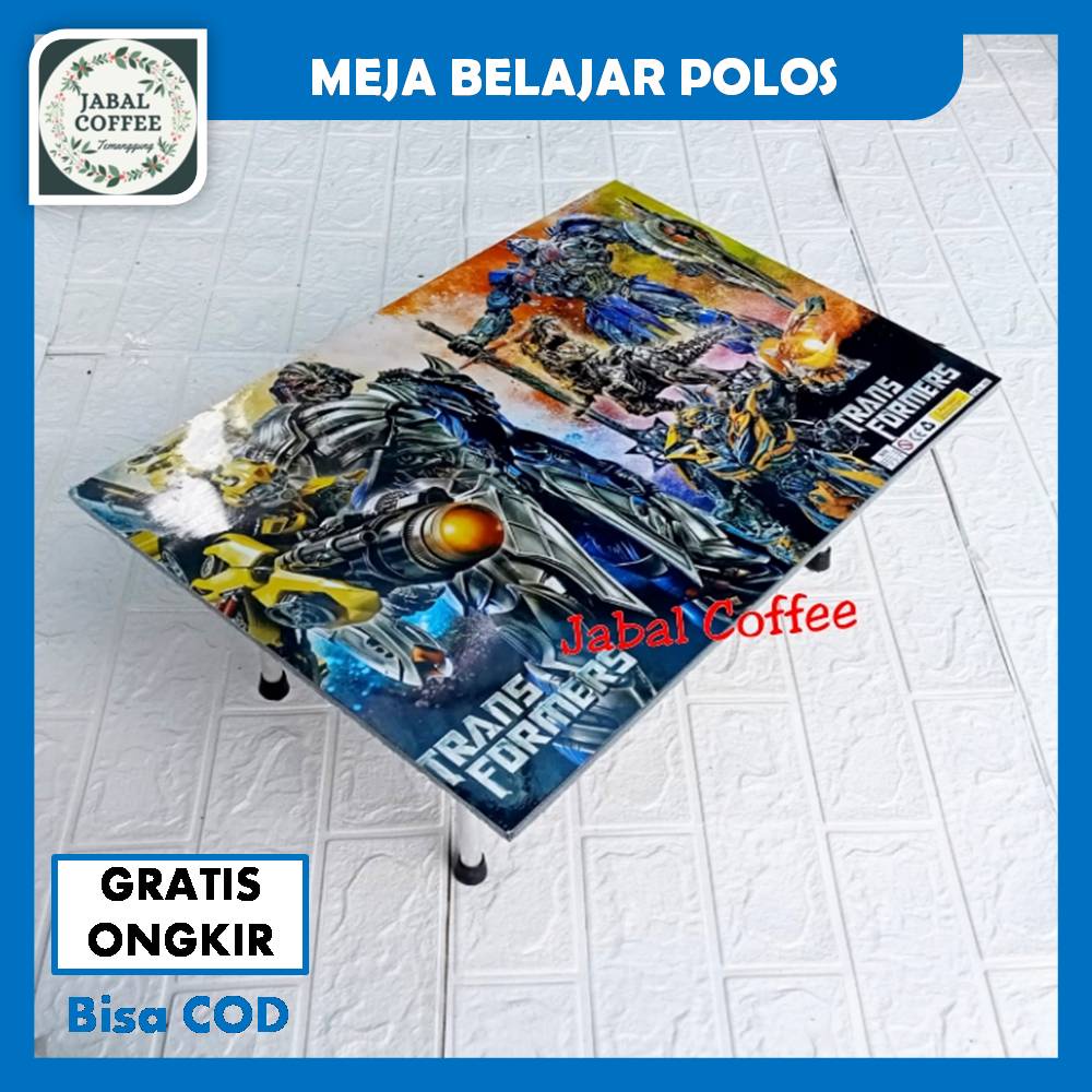 Meja Belajar Lipat Portable Minimalis / Meja Lipat Karakter / Meja Laptop Polos Lucu Menarik