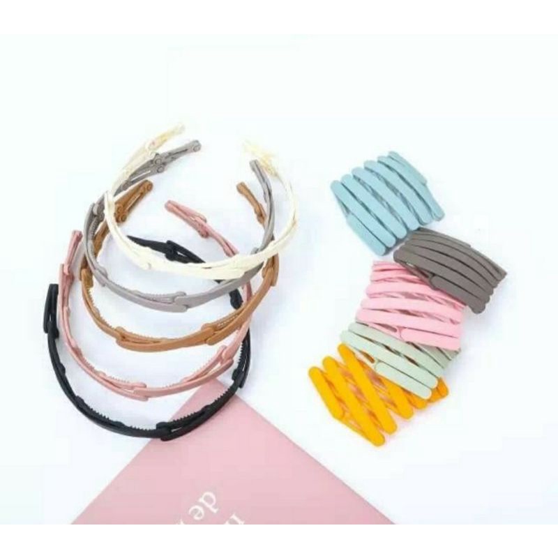 Bando Korea Warna Doff bisa Dilipat Nyaman Praktis Saat Travel