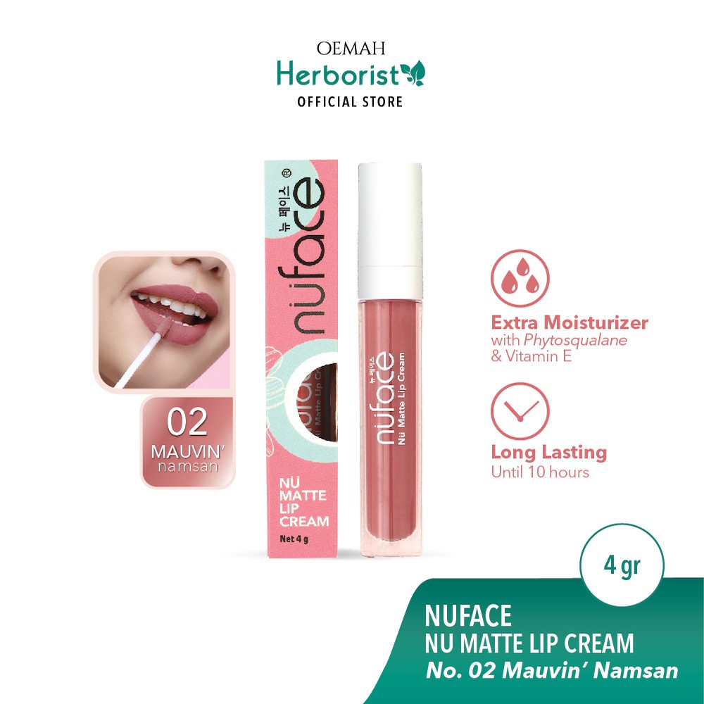 NUFACE NU MATTE LIP CREAM 4g