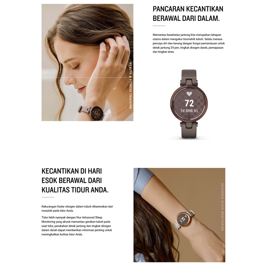 Garmin Lily Stylish Smartwatch - Garansi Resmi