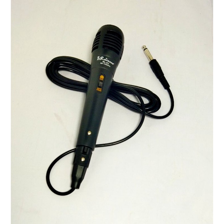 MIC Kabel microphone karaoke Plus kabel panjang 1,8m