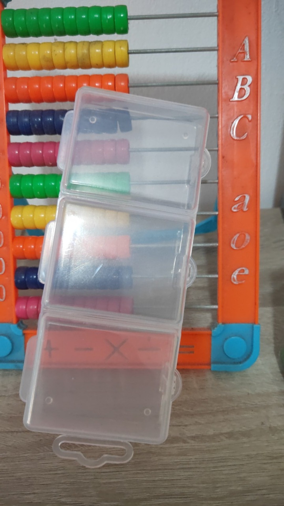 Kotak Penyimpanan 3 Sekat Permanen ( Kecil )