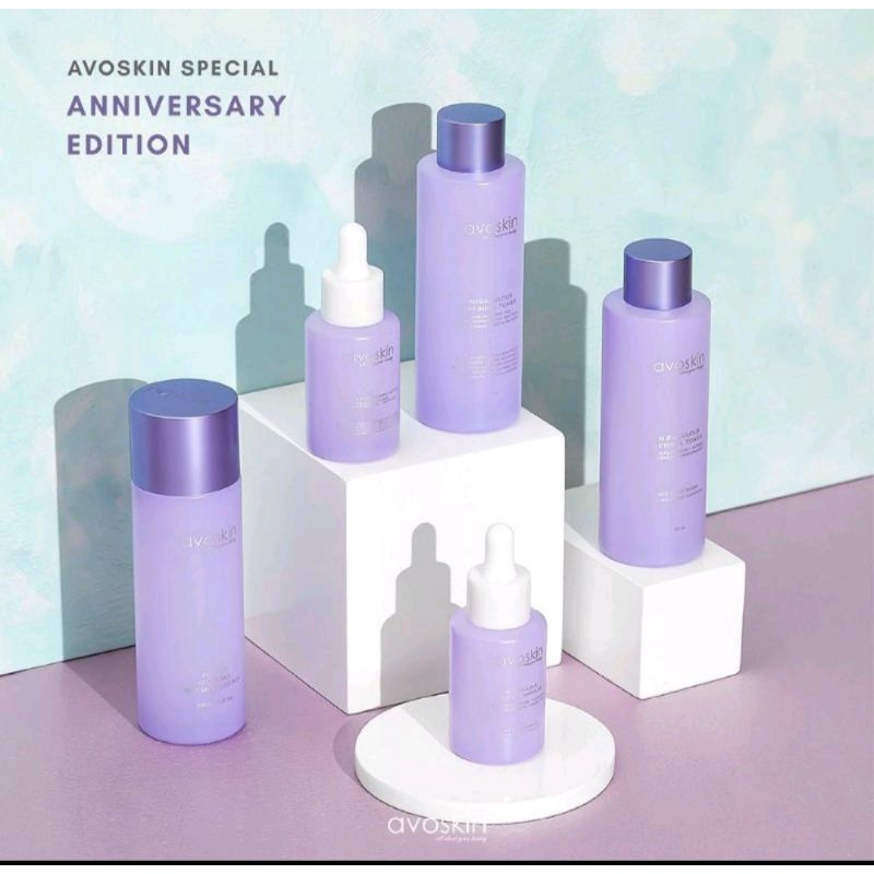 AVOSKIN Miraculous Refining Serum Toner Retinol Ampoule Lilac Edition