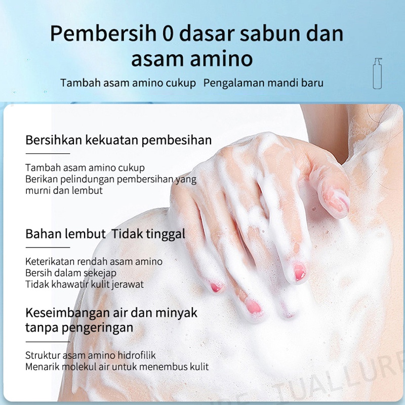 [IUallure] Body Wash Sabun Mandi Menghilangkan Jerawat 260ml Repair Skin / Brightening / 100% herbal / Original Product