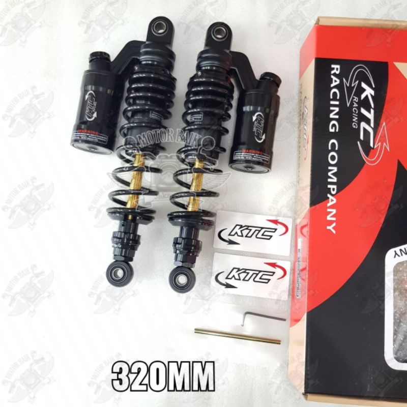 Shockbeker sok KTC RACING extreme black gold edition 280mm 320mm 340mm jupiter vega rxking supra revo kharisma tiger megapro-2