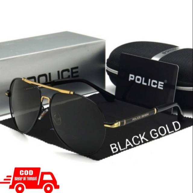 Kacamata polarized police original pria