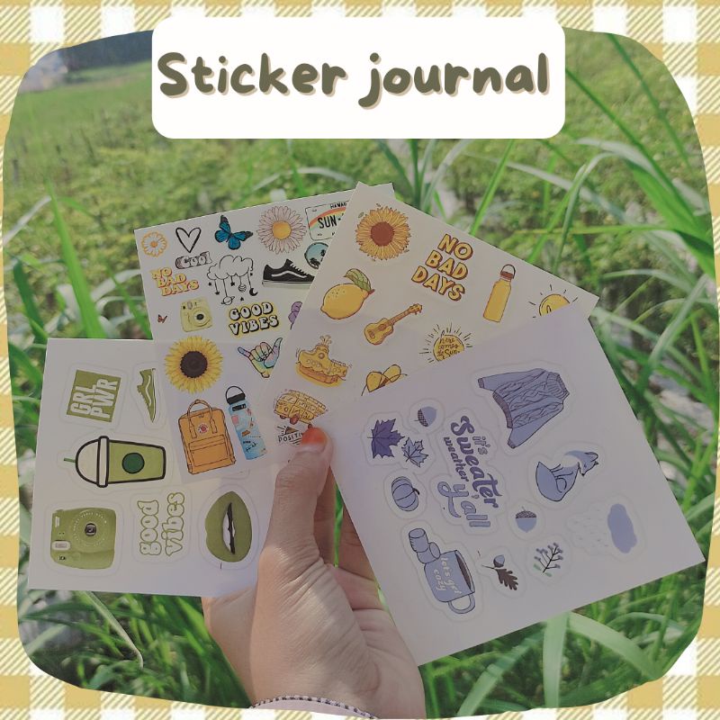 harga aesthetic sticker journal terbaru november 2021 biggo indonesia