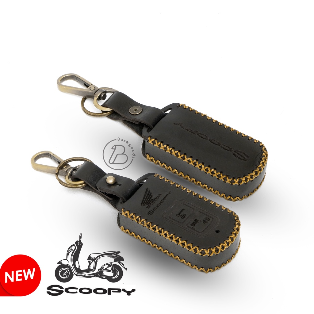 Sarung Cover Remote Scoopy 2021 Gantungan Kunci Honda Scoopy 2021 Case Remote Honda Scoopy Prestige Stylish New Kulit Asli