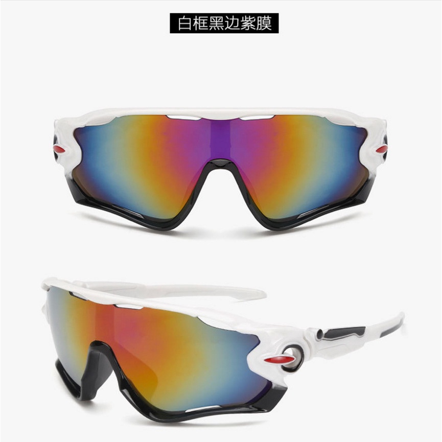 (YUZHU) COD FLASH SALE Pria Wanita Polarized Cycling Sunglasses MTB Sepeda Kacamata Olahraga Sepeda Dasaral Cermin Mata Hitam