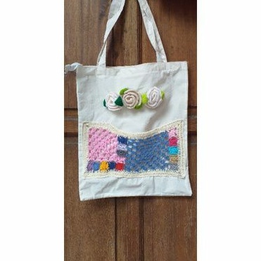 tas kain blacu kantong rajut