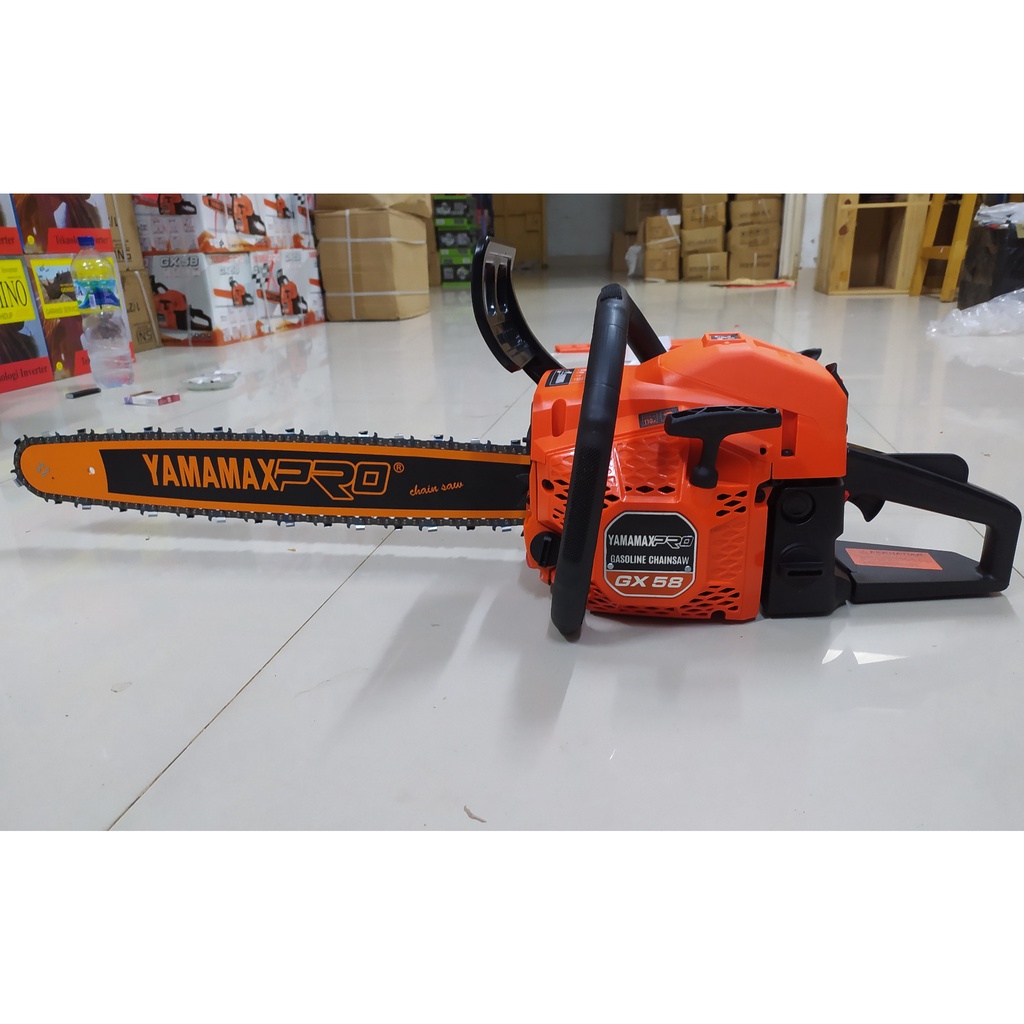 YAMAMAX PRO GX-58 Mesin Chainsaw 22 inch - Gergaji Kayu Engine 2 tak Bar istimewa