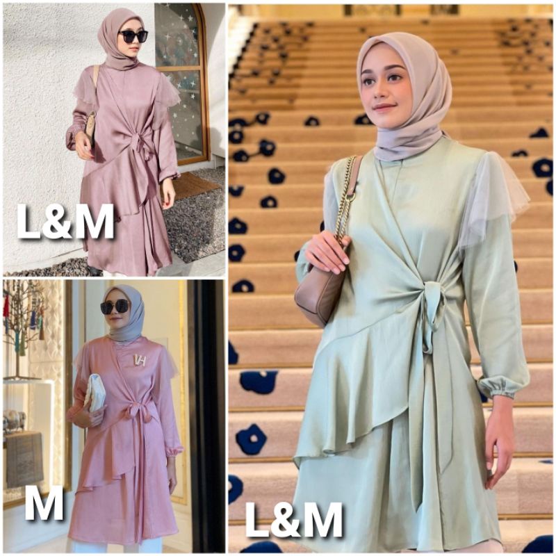 Vanilla hijab Celine Blouse