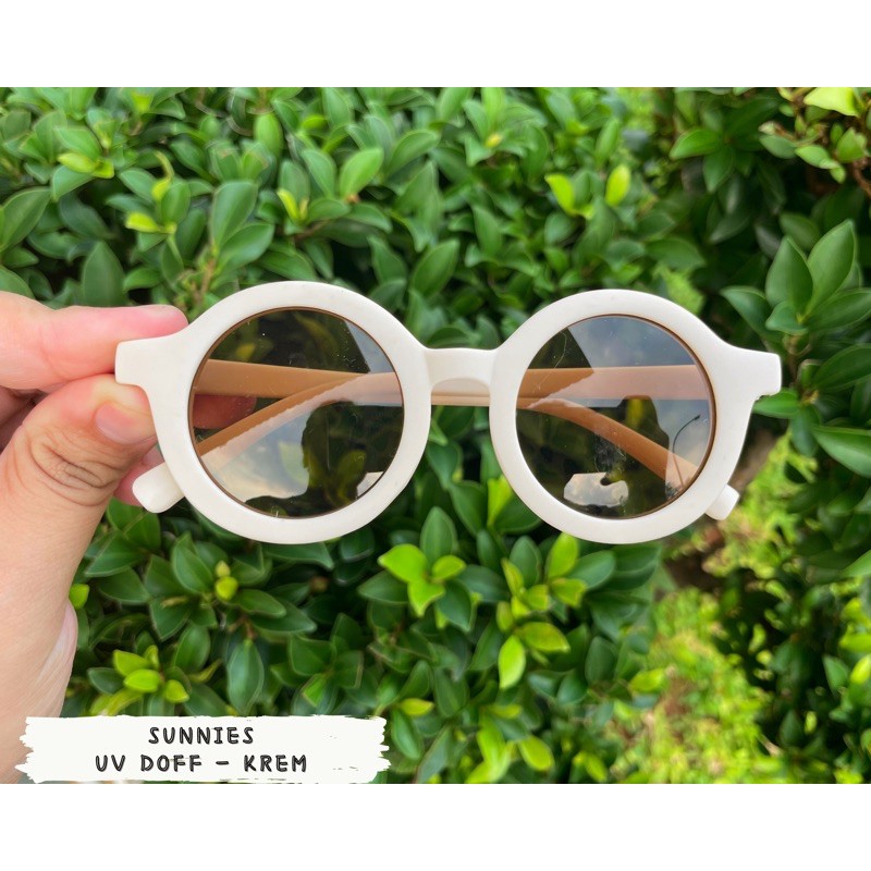 sunnies uv doff glasses | sunnies bear | kacamata anak-Doff - krem