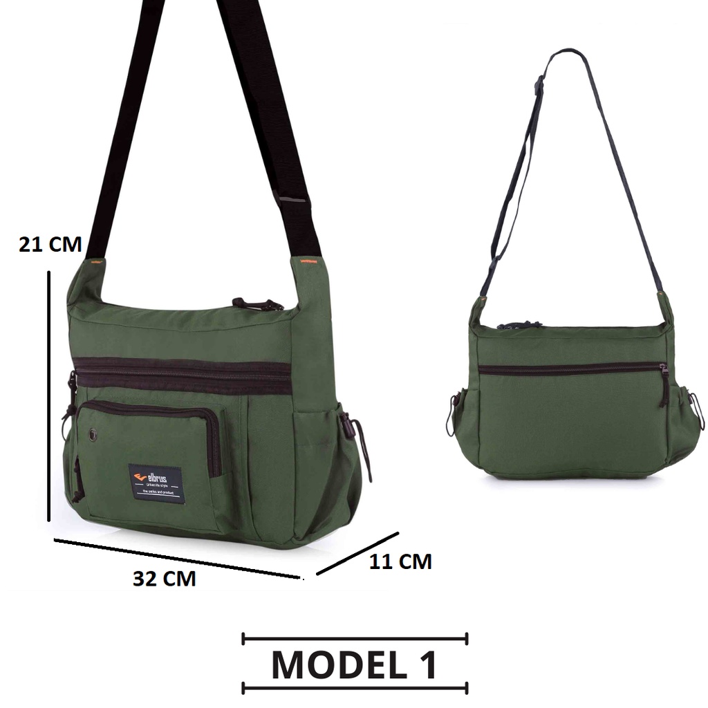 Tas Selempang Silng Bag Besar Pria Casual Distro - Tas Slempang Laptop 12 inch