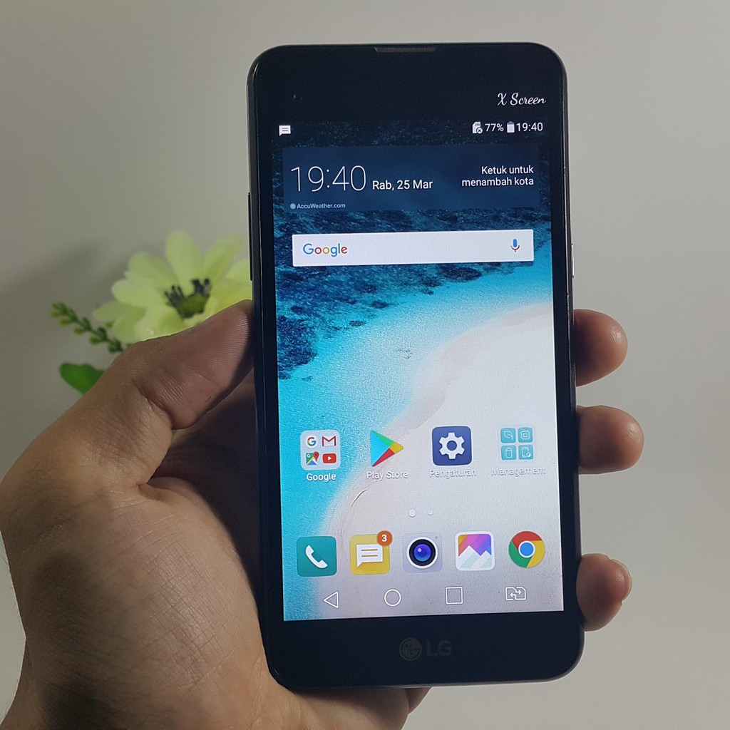 LG X Screen 4G LTE Ram 2GB Rom 16GB – HP + Ces – Second/Bekas/Seken