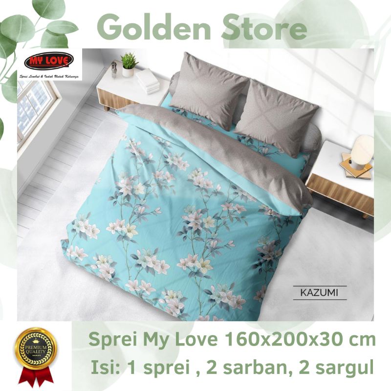Sprei My Love 160x200x30 Motif Kazumi