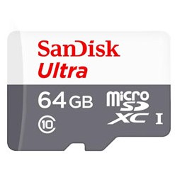 ULTRA64 | MICRO SD SANDISK ULTRA 64 GB 100 MBPS CLASS 10 ORIGINAL RESMI