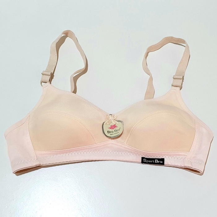 Bra / BH Sport Bra Bra 605 (Tanpa Kawat, Tanpa Busa, Kait 2)