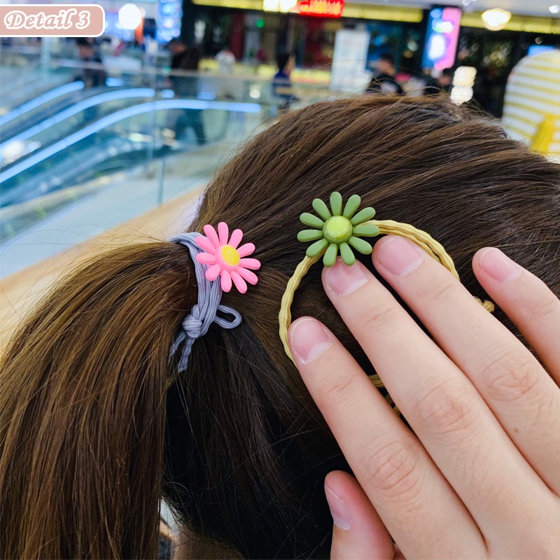 TERBARU COD iKat Rambut Fashion Bunga Daisy Untuk Wanita Bisa Jadi Gelang ACC02 R2a