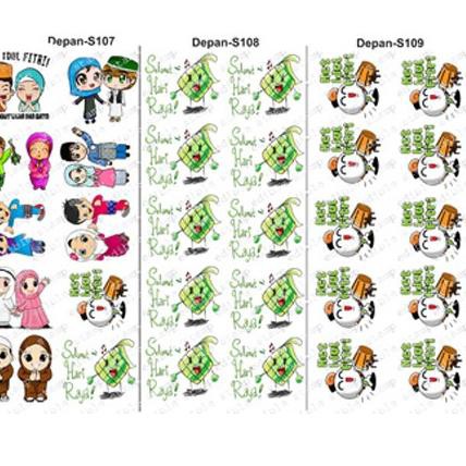 

PROMO TERBARU Edible Stamp Stiker Makanan Edible Stiker Edible Image Edible Print Sticker Makanan S1
