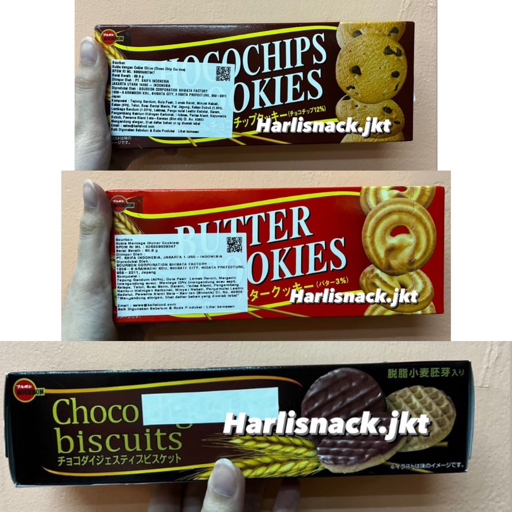 

BOURBON ALFORT CHOCOCHIPS COOKIES / BOURBON CHOCOLATE BISCUITS / BOURBON BUTTER COOKIES JEPANG