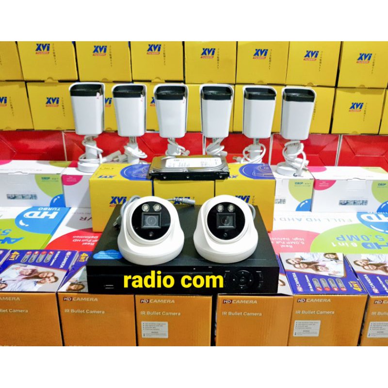 PROMO..PAKET CCTV 8 CAMERA 5MP 1080P TURBO HD IR SONY &lt;6 OUTDOOR BODI BESI ,2 INDOOR&gt;