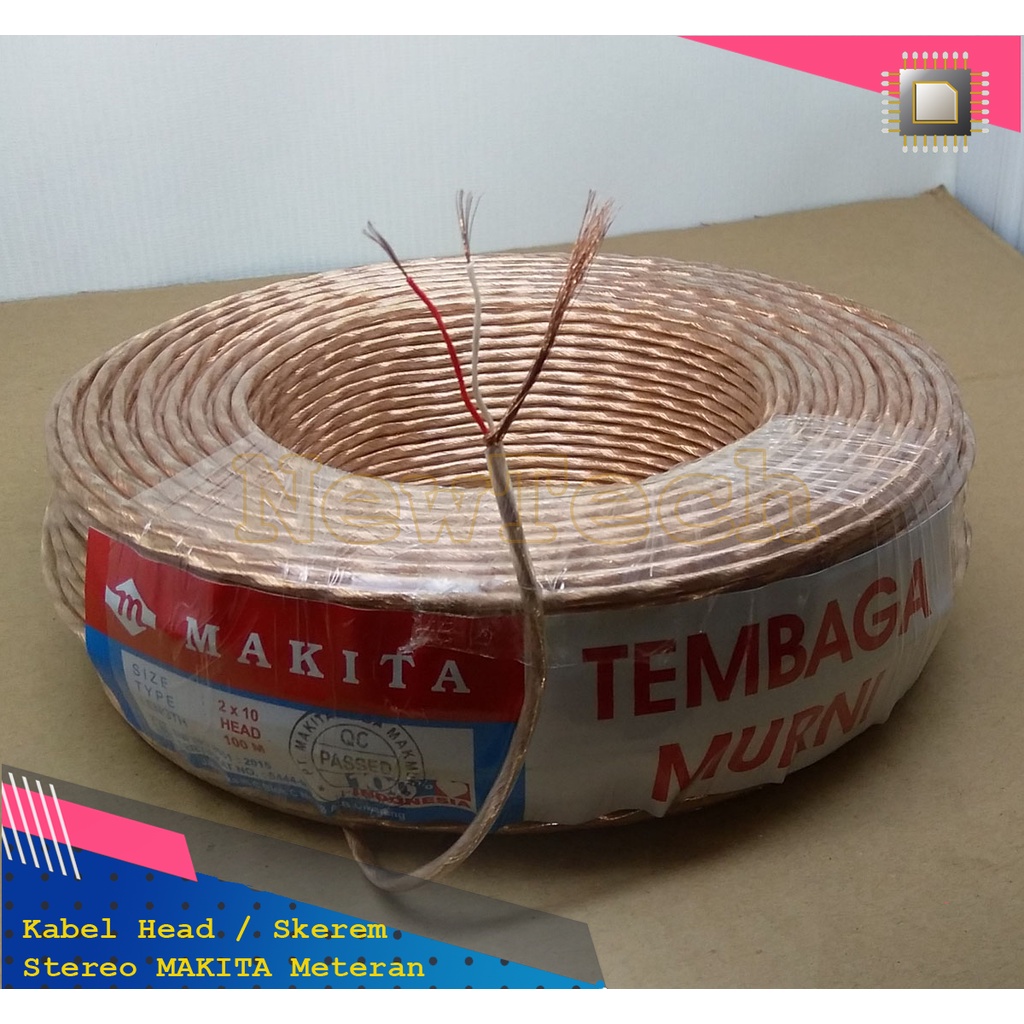 Kabel Head Abserm Scerem Skerem Stereo Meteran