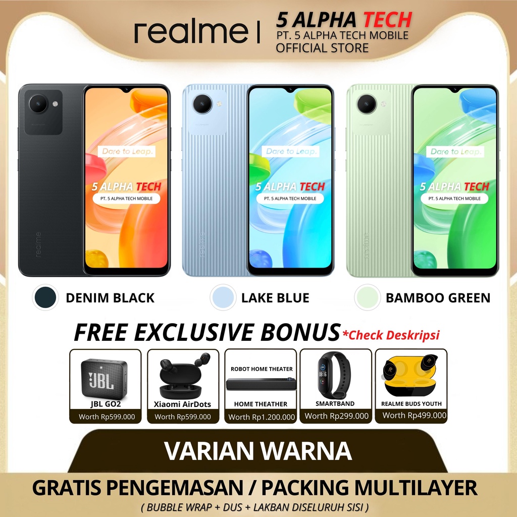 REALME C30 2/32GB 4/46GB GARANSI RESMI REALME