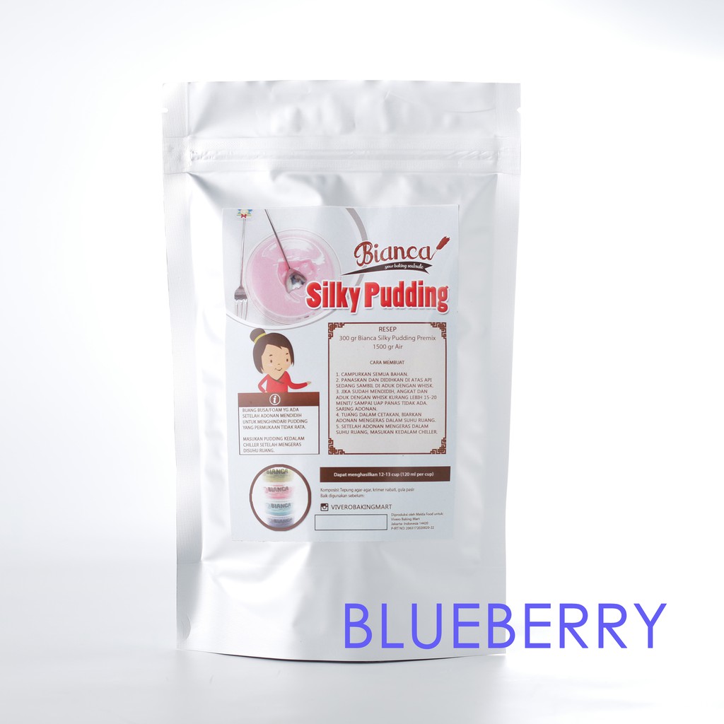 Bianca Lotus Blueberry Silky Pudding Premix