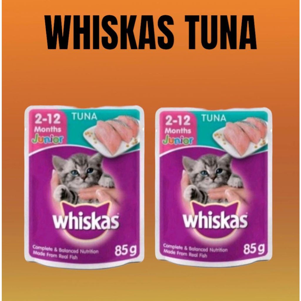 Makanan Kucing Whiskas Pouch 85 gr Saset 85gr Wiskas Basah Wet Food Kemasan Cat Food ❄