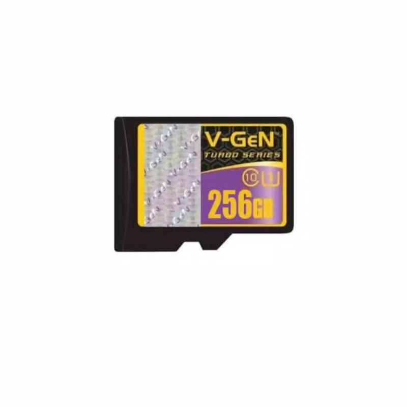 Micro SD V-Gen 256GB Class 10 Turbo Series ADAPTOR / V gen MicroSD Class10 256GB / V Gen 256GB