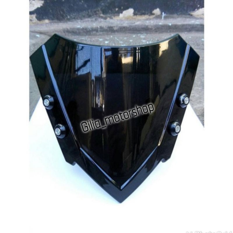 Visor Yamaha Windshield X-ride Plus Breket Aksesoris Variasi Windshield Tebal Mika Smoke