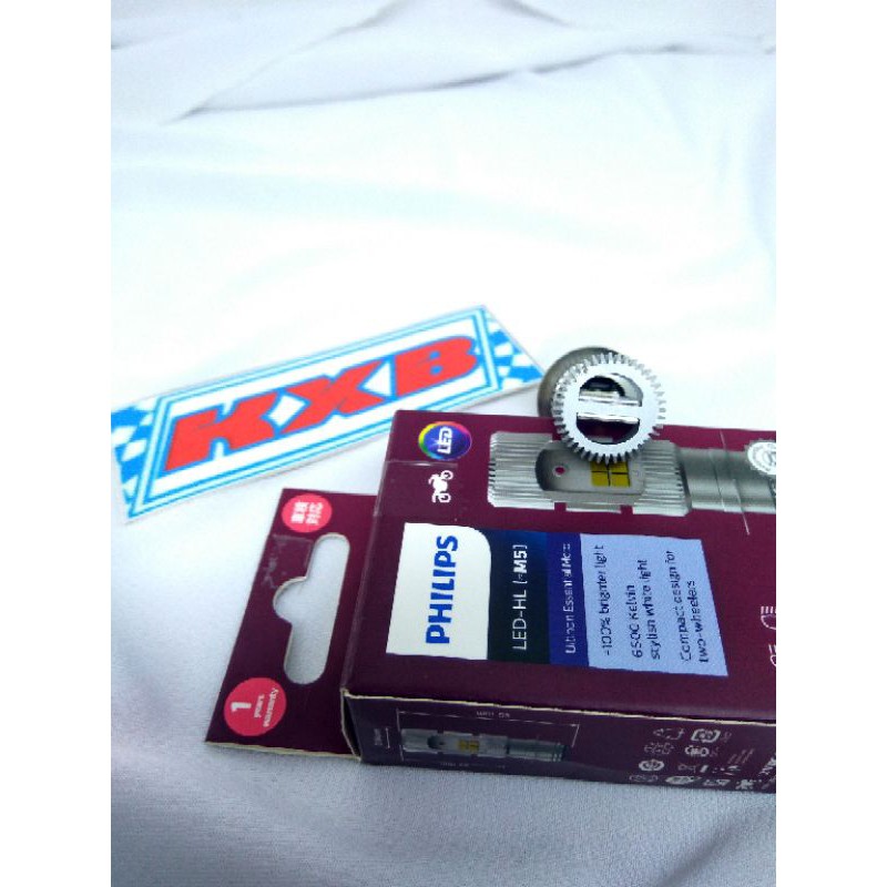 Lampu Depan H6 Bebek DAN Matic Kecil Philips M5 Putih 6500K