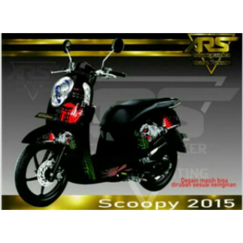 scoopy 2015 decal sticker custom