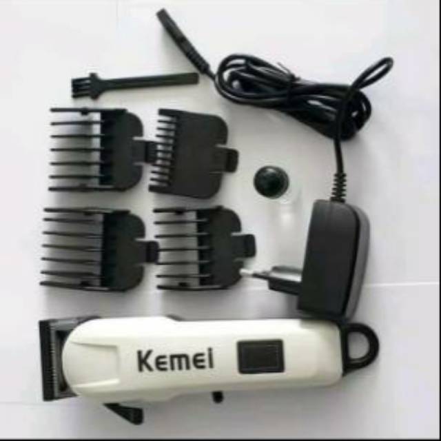 Alat Cukur rambut Kemei terbaru KM-809A  Rechargeable Digital Hair clipper kemei 809A Original