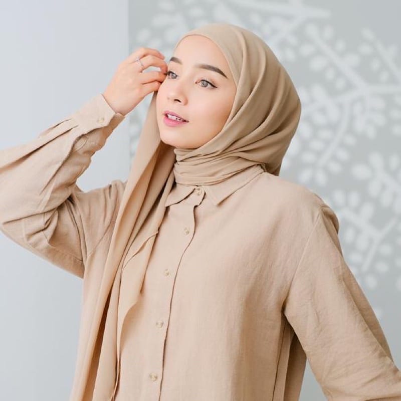 Kerudung Segitiga Inner 2 Layer Ceruty Babydoll Hijab Segi Empat Instan Terbaru Pasar Hija'b