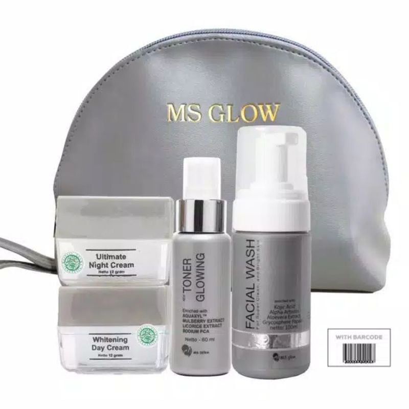 [ PAKET CREAM ] MS GLOW SERIES ORIGINAL BPOM / Paket Ms Glow Ori 100%