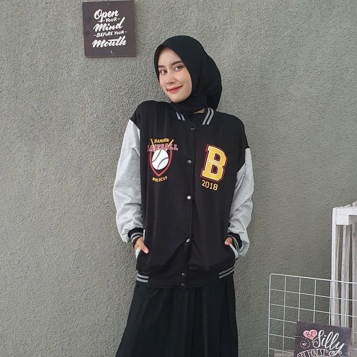 B Champion Baseball - Jaket Baseball Oversize Unisex