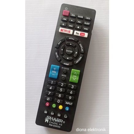 remote tv SHARP LED SMART TV Android