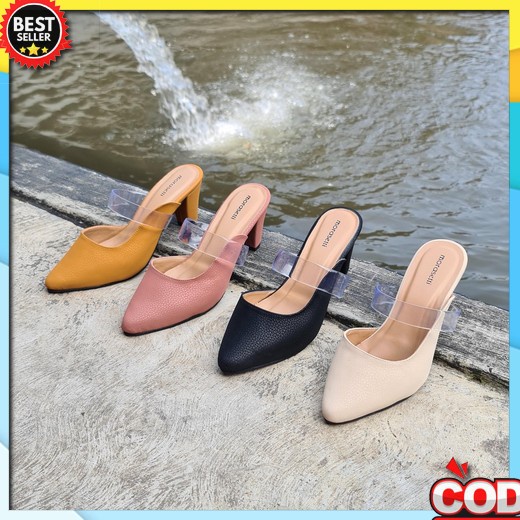 Haihils Pesta Wanita  Haigh Heals Remaja Hels Kondangan Perempuan Sendal Hak Tinggi Sandal Hak Tahu 