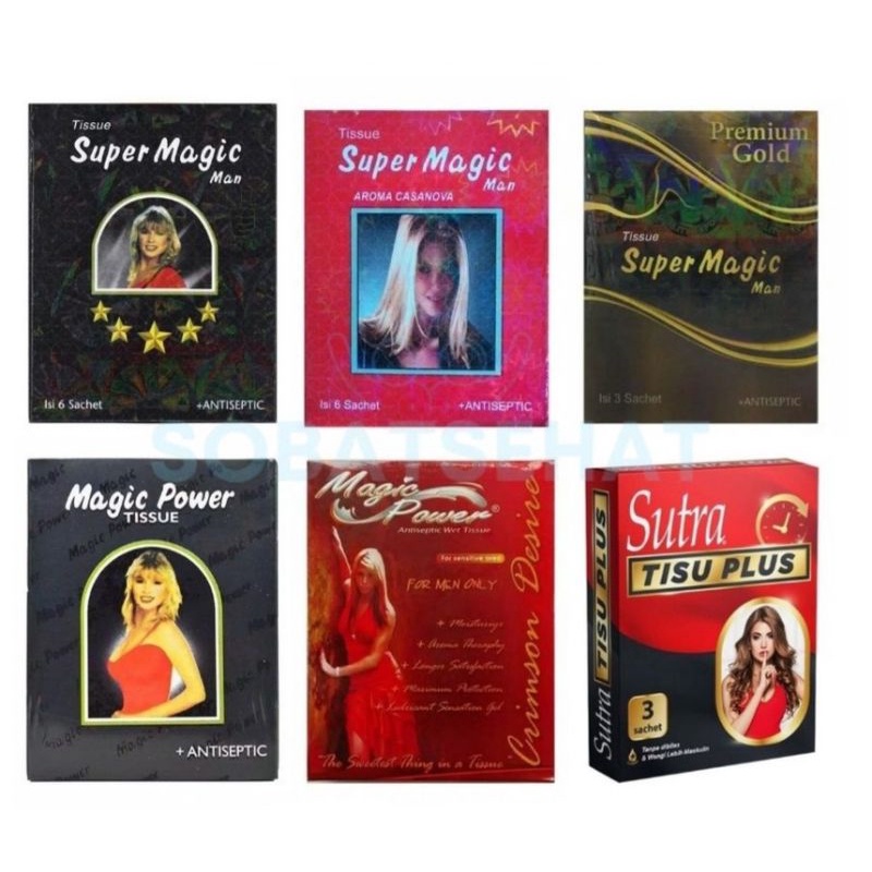 Tissue Super Magic Man | Magic Power Merah | Sutra Plus