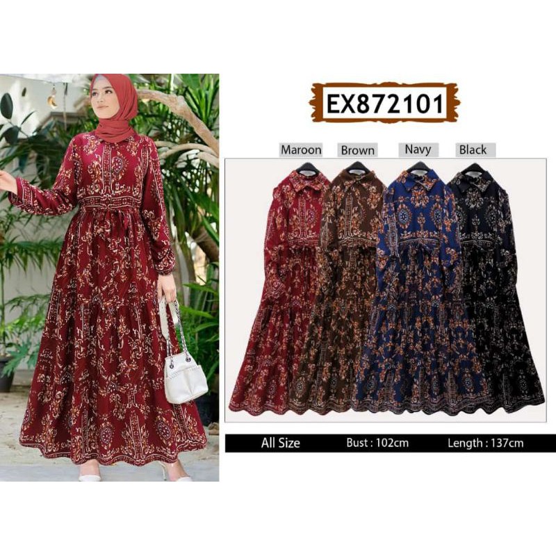 MAXI GAMIS SULTAN RAYON MOTIF ARDILLA EXTU