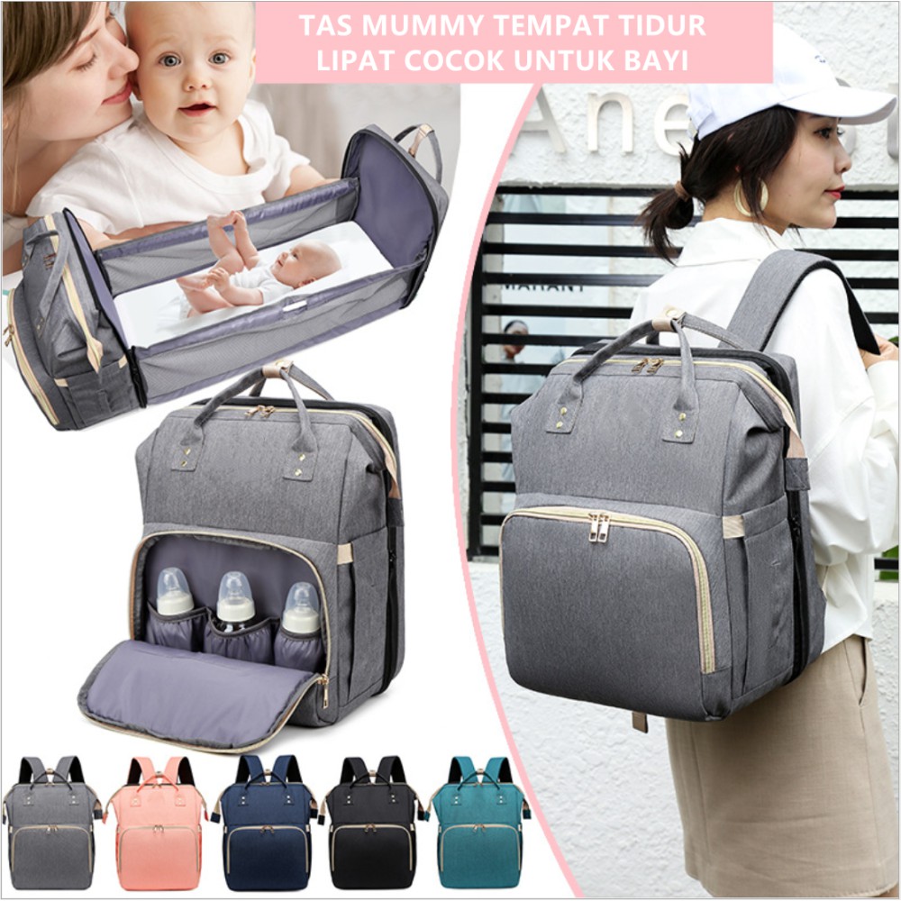 BED TAS BABY CARRIER &amp; TAS BABY TRAVEL KASUR MULTIFUNGSI PORTABEL PORTABLE MATTRESS BAG BABY BAG