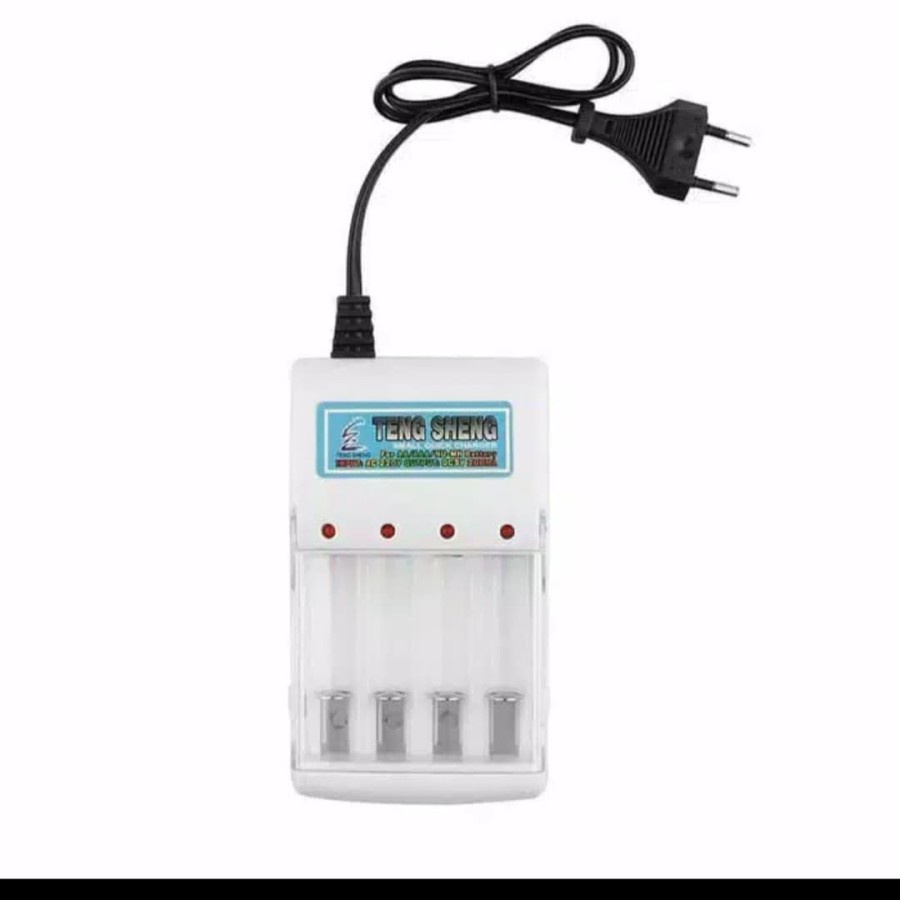 LM charger baterai AA AAA 4 slot rechargeable battery ori murah