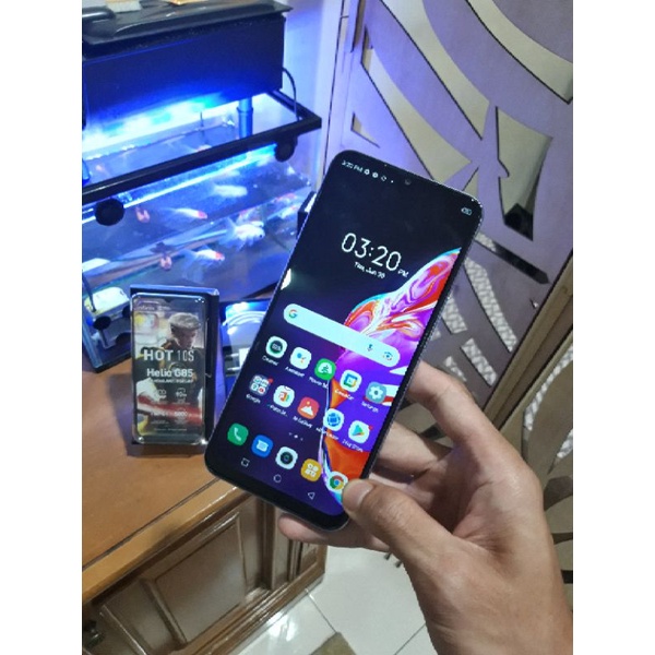 Handphone HP Infinix Hot 10s NFC 4/128 GB Gaming Second Murah Seken Bekas Snapdragon G85